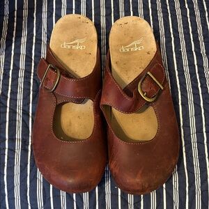 Dansko Burgundy Clogs
